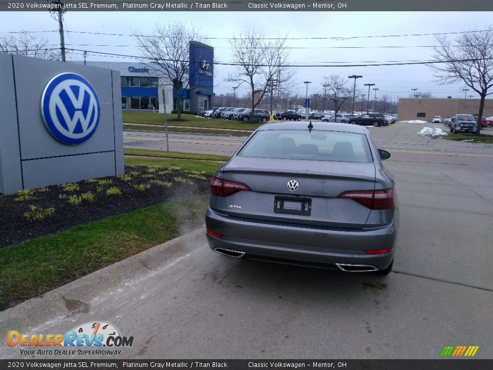 2020 Volkswagen Jetta SEL Premium Platinum Gray Metallic / Titan Black Photo #3