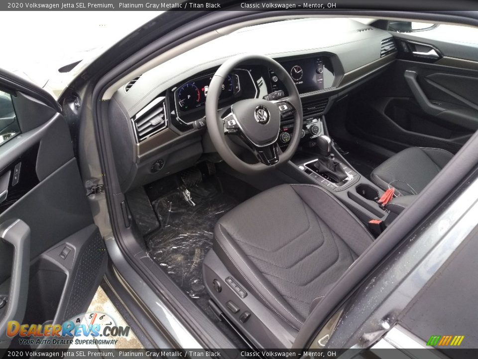 Titan Black Interior - 2020 Volkswagen Jetta SEL Premium Photo #5