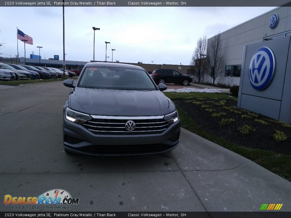 2020 Volkswagen Jetta SE Platinum Gray Metallic / Titan Black Photo #1