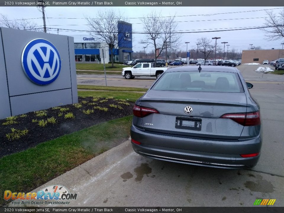 2020 Volkswagen Jetta SE Platinum Gray Metallic / Titan Black Photo #3