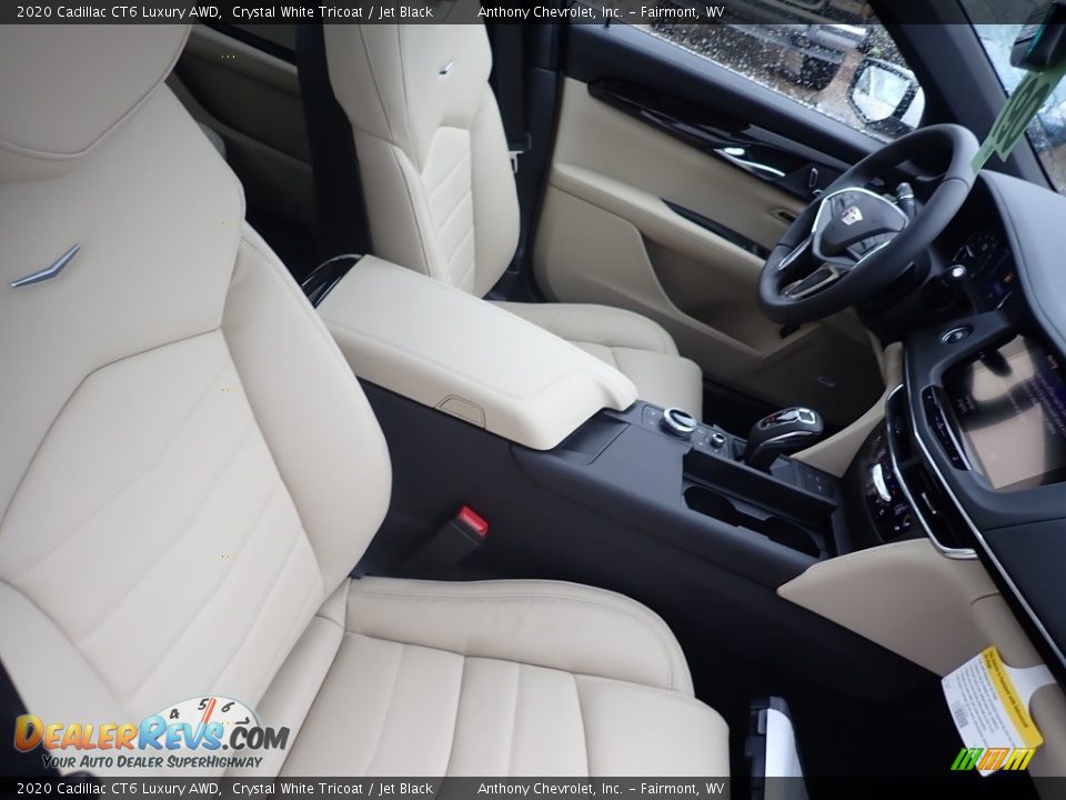 2020 Cadillac CT6 Luxury AWD Crystal White Tricoat / Jet Black Photo #9