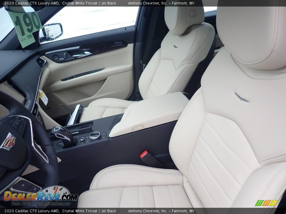 2020 Cadillac CT6 Luxury AWD Crystal White Tricoat / Jet Black Photo #13