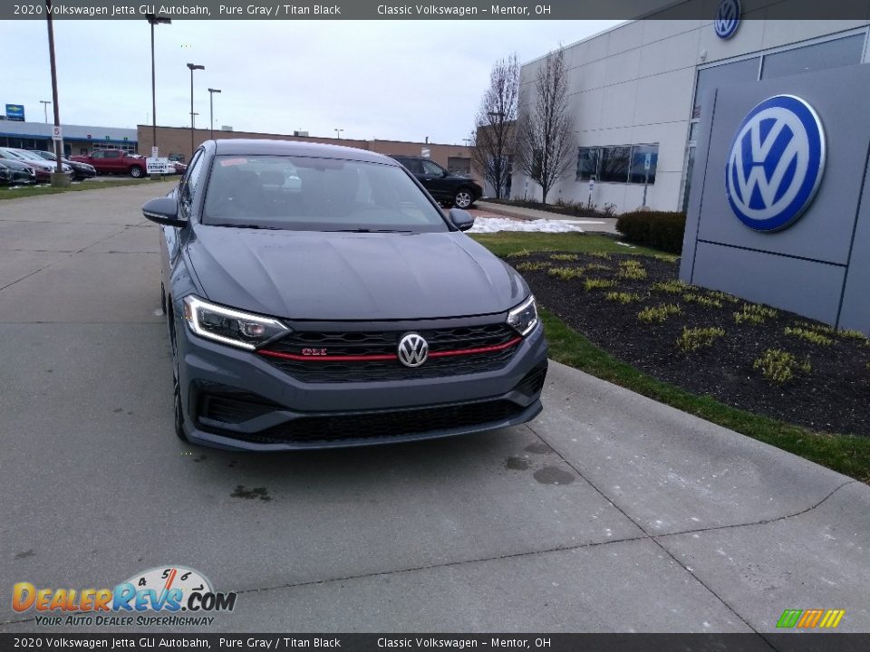 2020 Volkswagen Jetta GLI Autobahn Pure Gray / Titan Black Photo #1