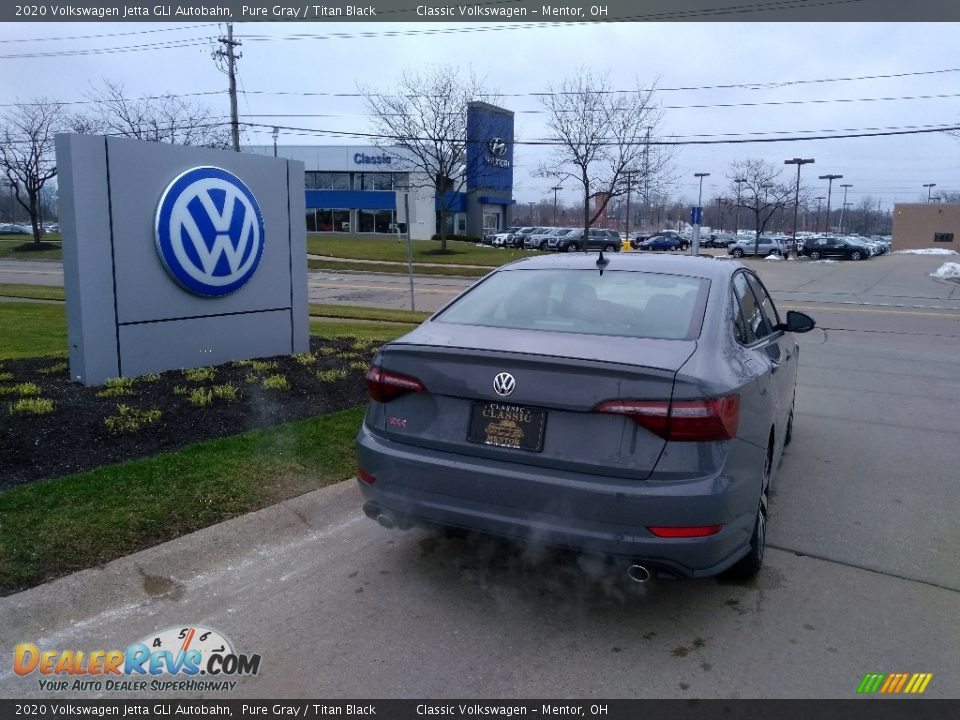 2020 Volkswagen Jetta GLI Autobahn Pure Gray / Titan Black Photo #3