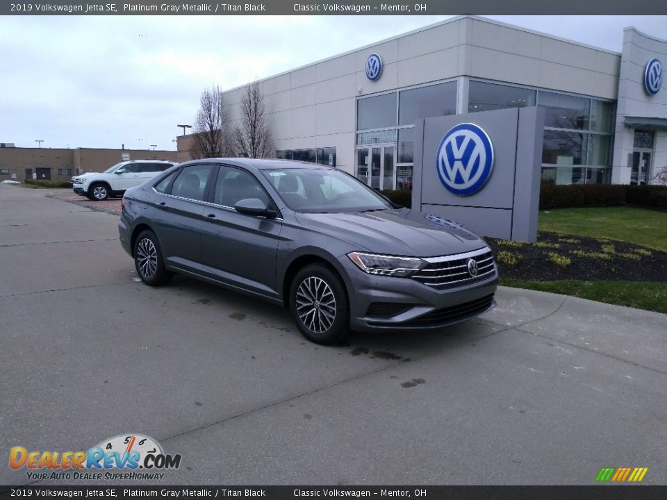 2019 Volkswagen Jetta SE Platinum Gray Metallic / Titan Black Photo #2