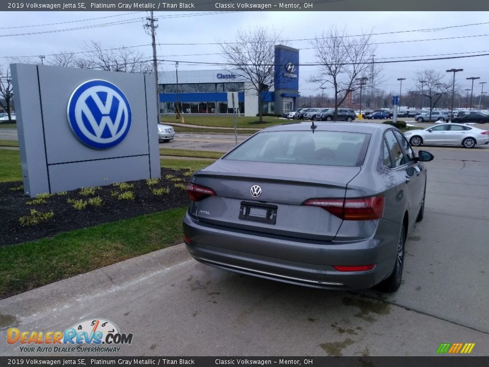 2019 Volkswagen Jetta SE Platinum Gray Metallic / Titan Black Photo #3