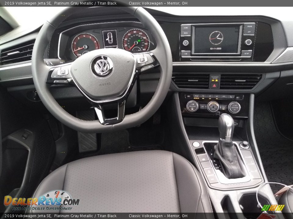 2019 Volkswagen Jetta SE Platinum Gray Metallic / Titan Black Photo #4
