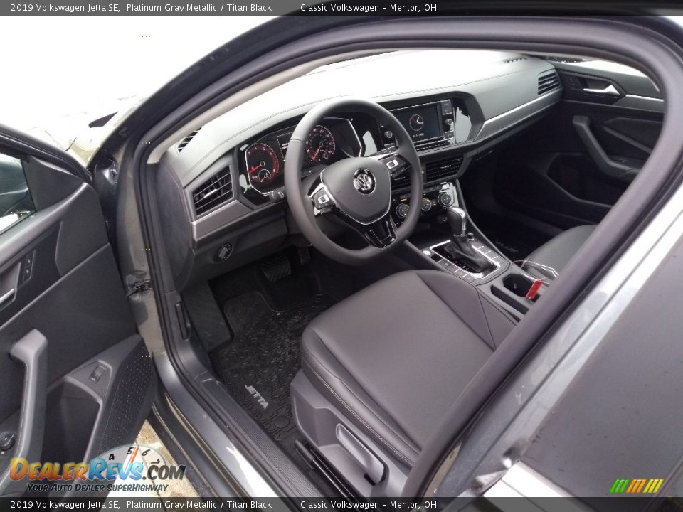 2019 Volkswagen Jetta SE Platinum Gray Metallic / Titan Black Photo #5