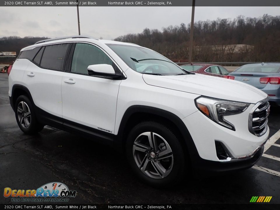 2020 GMC Terrain SLT AWD Summit White / Jet Black Photo #4