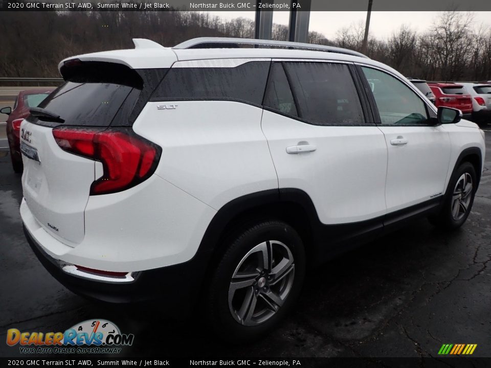 2020 GMC Terrain SLT AWD Summit White / Jet Black Photo #9
