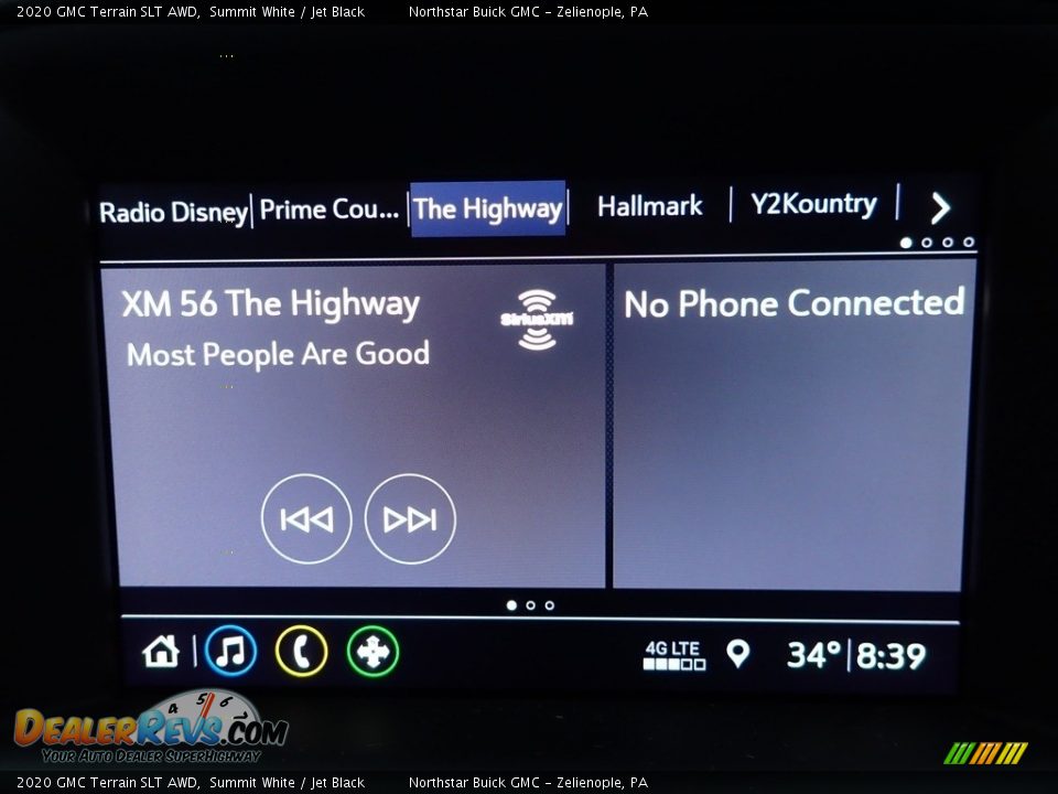 2020 GMC Terrain SLT AWD Summit White / Jet Black Photo #24