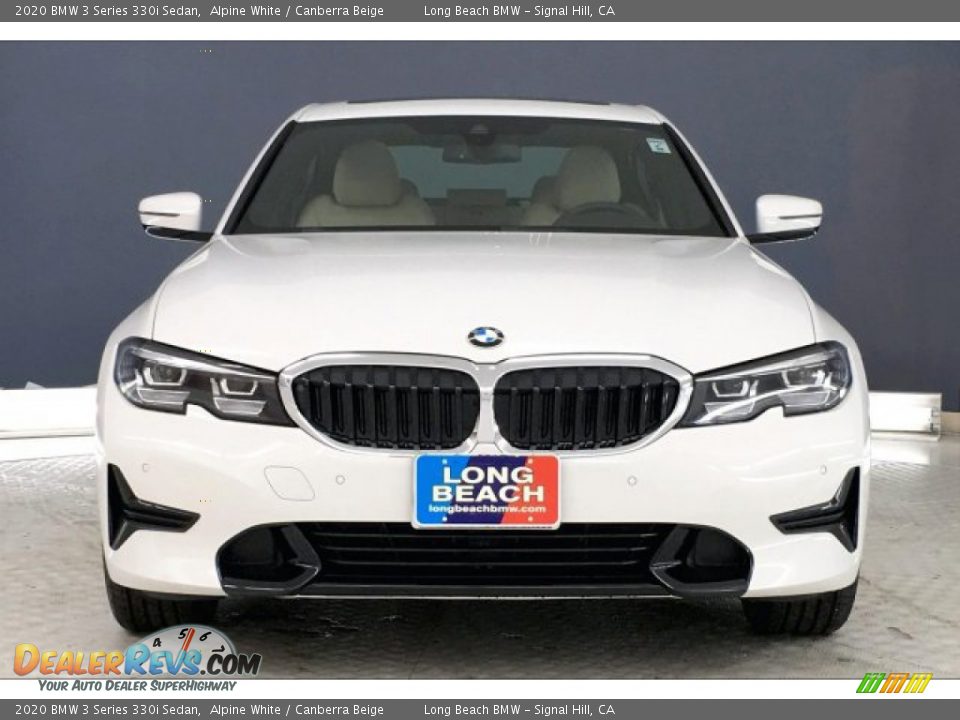 2020 BMW 3 Series 330i Sedan Alpine White / Canberra Beige Photo #2