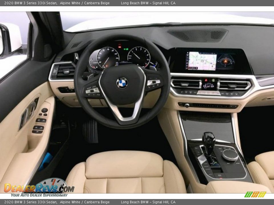 2020 BMW 3 Series 330i Sedan Alpine White / Canberra Beige Photo #4