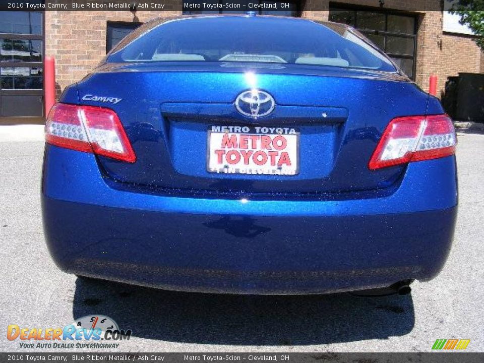 2010 Toyota Camry Blue Ribbon Metallic / Ash Gray Photo #4
