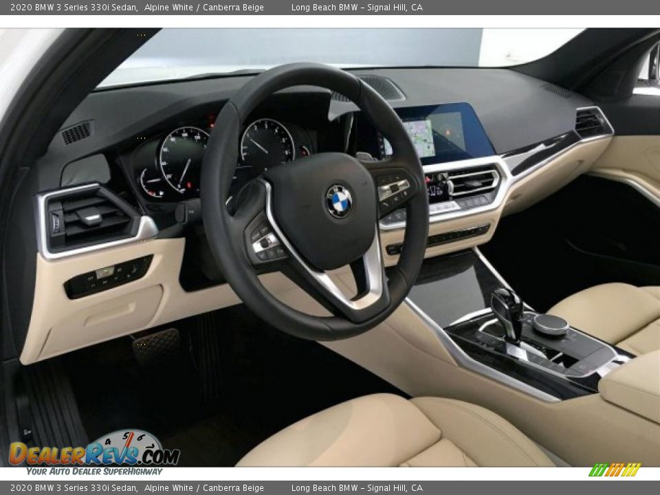 2020 BMW 3 Series 330i Sedan Alpine White / Canberra Beige Photo #17