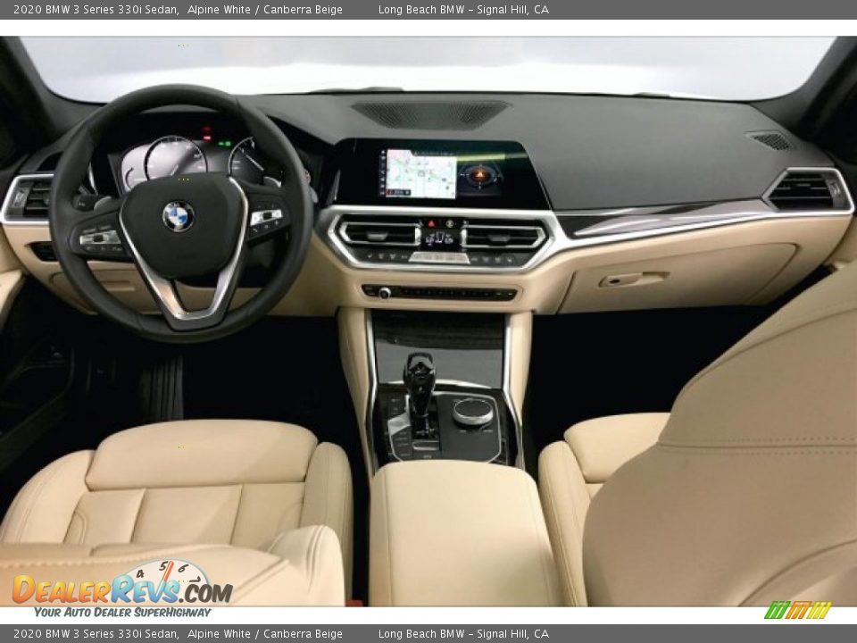 2020 BMW 3 Series 330i Sedan Alpine White / Canberra Beige Photo #20