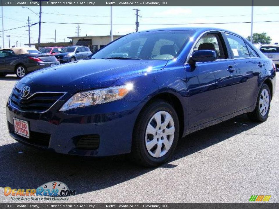 2010 Toyota Camry Blue Ribbon Metallic / Ash Gray Photo #7