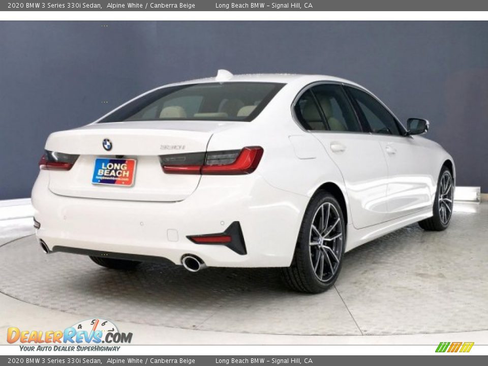 2020 BMW 3 Series 330i Sedan Alpine White / Canberra Beige Photo #30