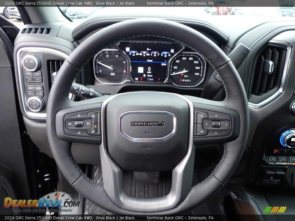 2020 GMC Sierra 2500HD Denali Crew Cab 4WD Onyx Black / Jet Black Photo #17