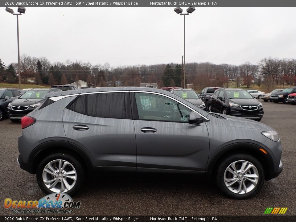 Satin Steel Metallic 2020 Buick Encore GX Preferred AWD Photo #4