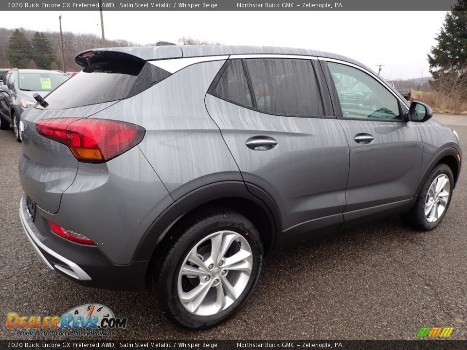 2020 Buick Encore GX Preferred AWD Satin Steel Metallic / Whisper Beige Photo #5