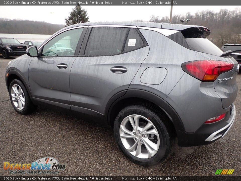 2020 Buick Encore GX Preferred AWD Satin Steel Metallic / Whisper Beige Photo #8