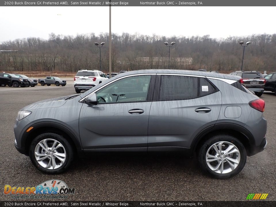 Satin Steel Metallic 2020 Buick Encore GX Preferred AWD Photo #9