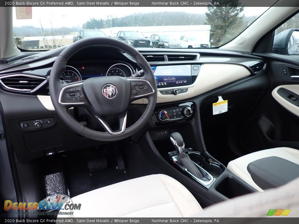 Whisper Beige Interior - 2020 Buick Encore GX Preferred AWD Photo #15
