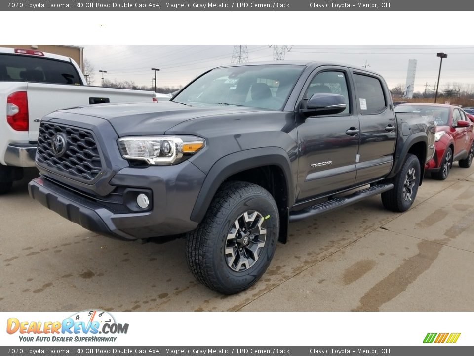 2020 Toyota Tacoma TRD Off Road Double Cab 4x4 Magnetic Gray Metallic / TRD Cement/Black Photo #1