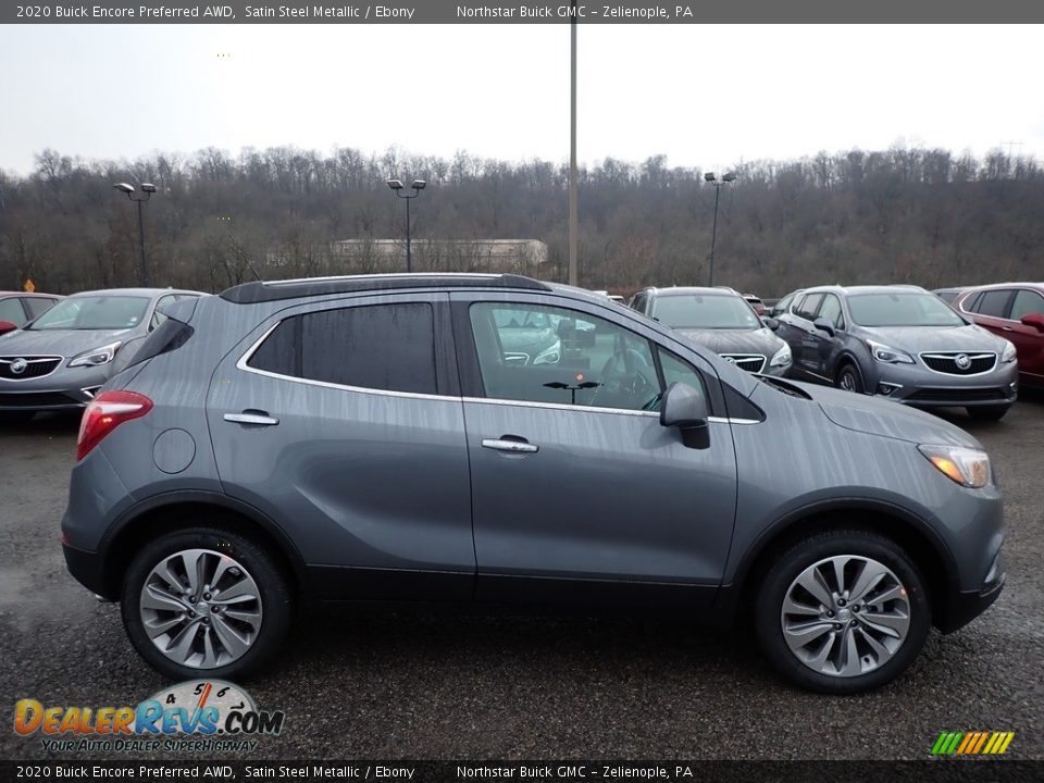 2020 Buick Encore Preferred AWD Satin Steel Metallic / Ebony Photo #4