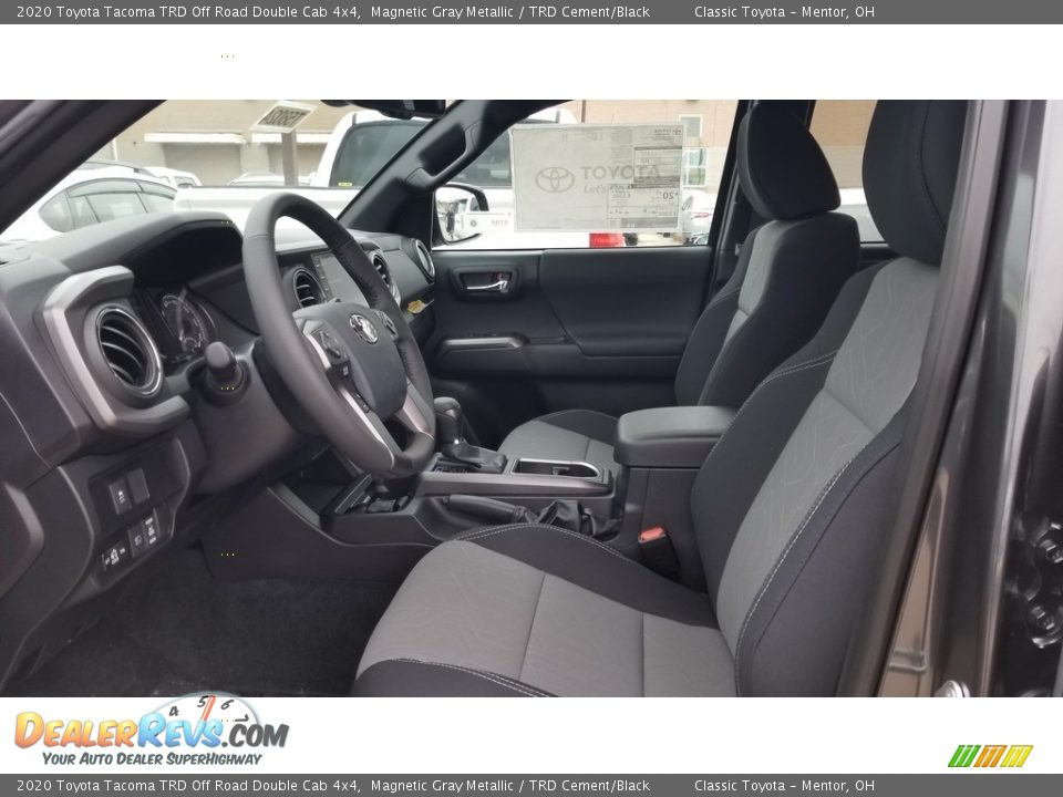 2020 Toyota Tacoma TRD Off Road Double Cab 4x4 Magnetic Gray Metallic / TRD Cement/Black Photo #2