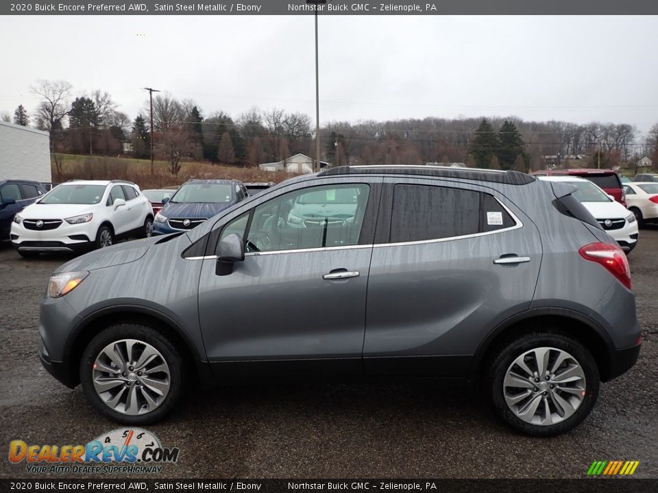 2020 Buick Encore Preferred AWD Satin Steel Metallic / Ebony Photo #9