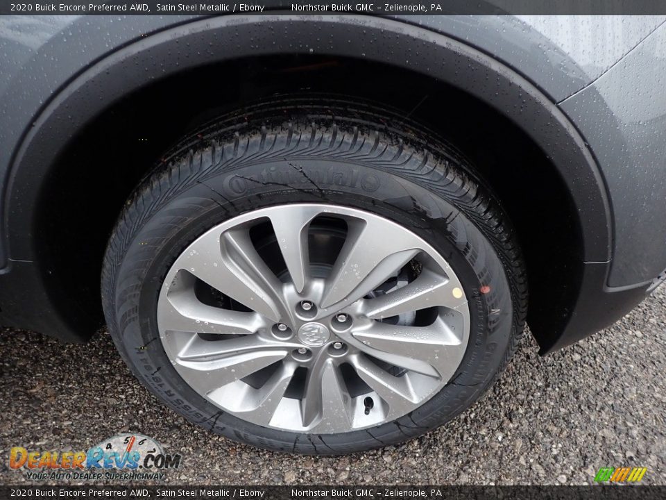 2020 Buick Encore Preferred AWD Satin Steel Metallic / Ebony Photo #10