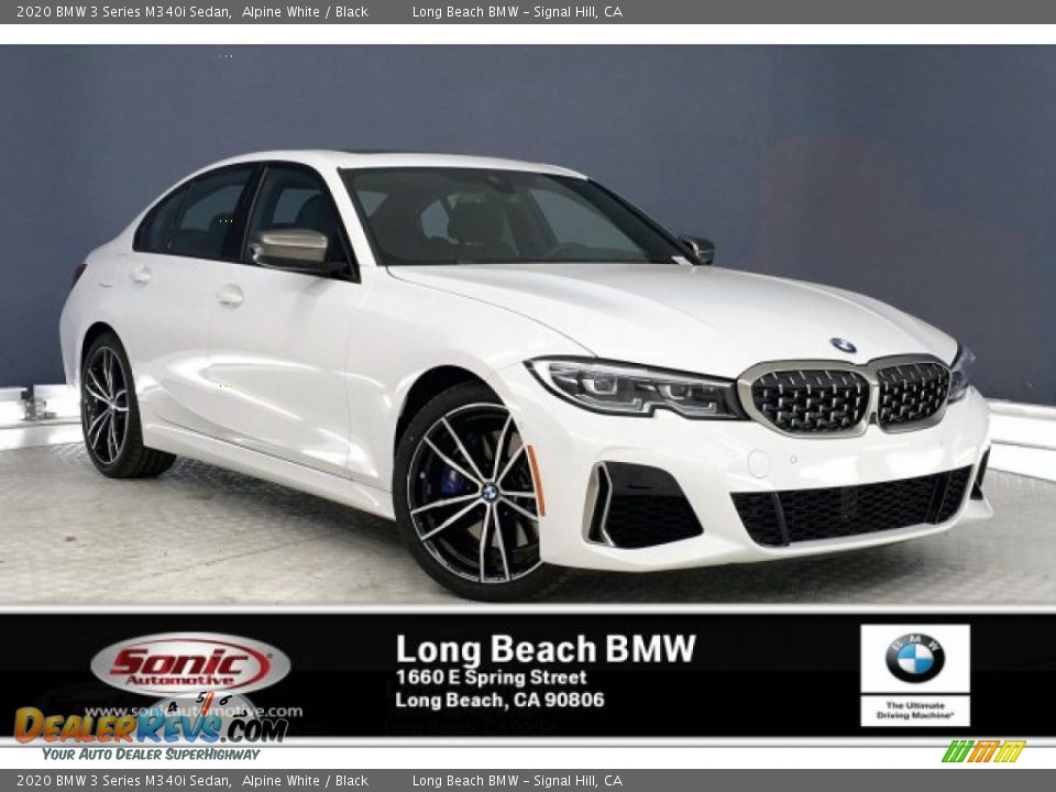 2020 BMW 3 Series M340i Sedan Alpine White / Black Photo #1