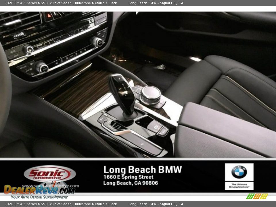 2020 BMW 5 Series M550i xDrive Sedan Bluestone Metallic / Black Photo #6