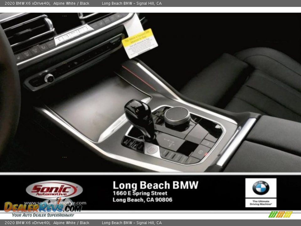 2020 BMW X6 xDrive40i Alpine White / Black Photo #6