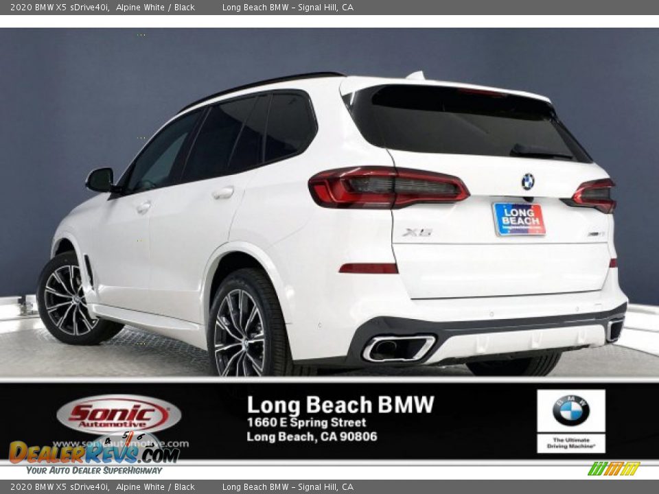 2020 BMW X5 sDrive40i Alpine White / Black Photo #2