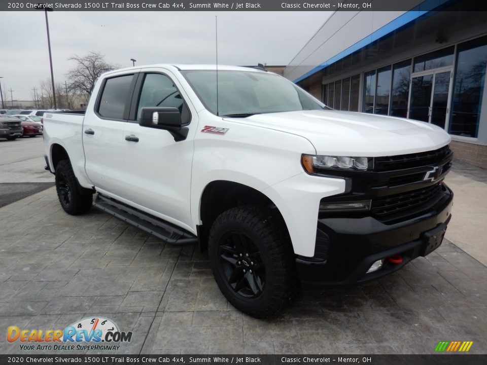 2020 Chevrolet Silverado 1500 LT Trail Boss Crew Cab 4x4 Summit White / Jet Black Photo #3
