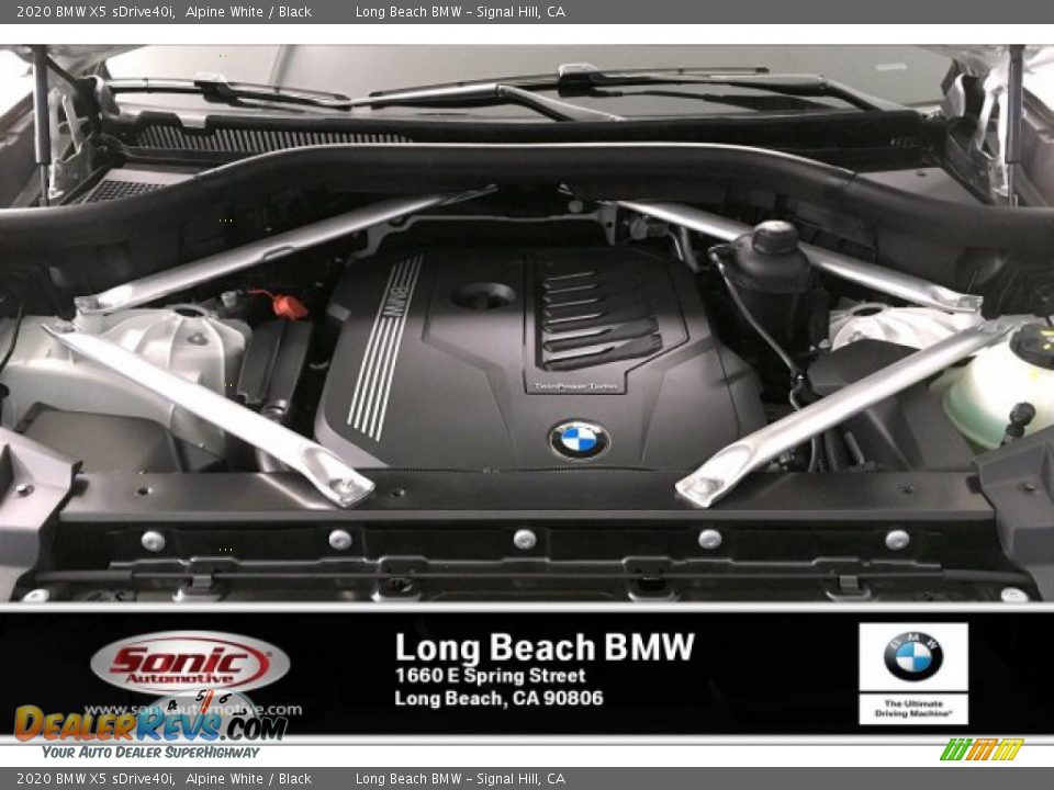 2020 BMW X5 sDrive40i Alpine White / Black Photo #8