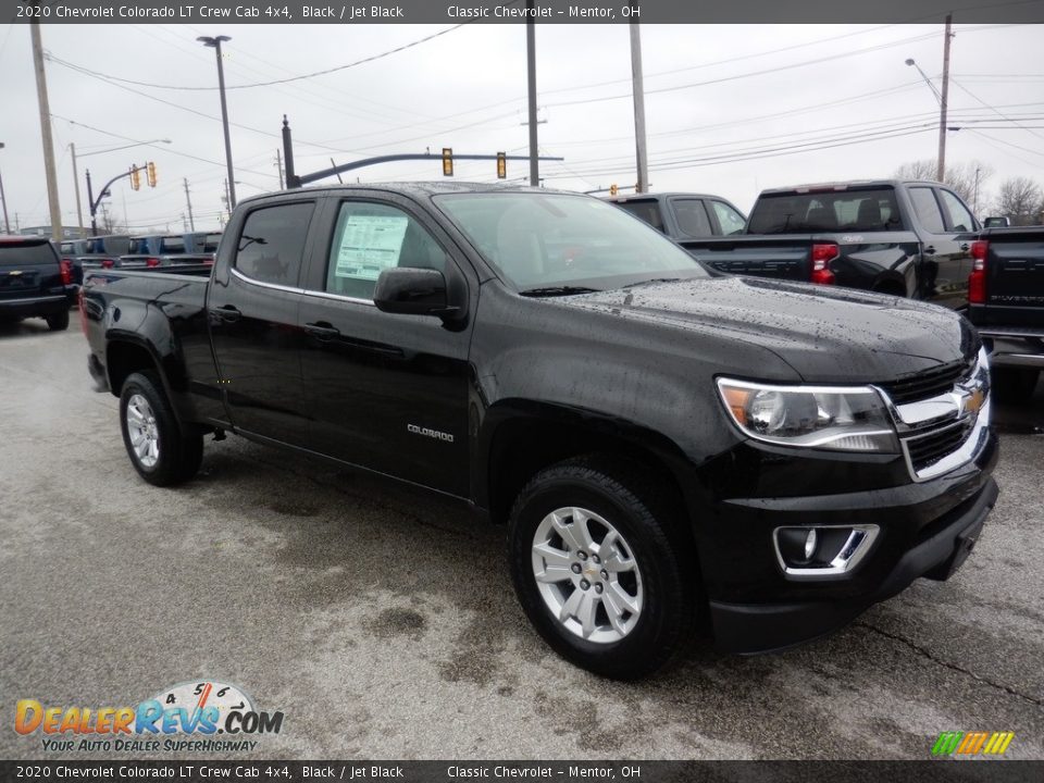 2020 Chevrolet Colorado LT Crew Cab 4x4 Black / Jet Black Photo #3