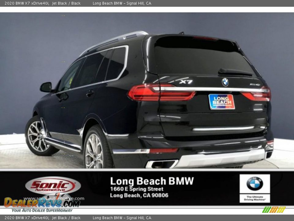 2020 BMW X7 xDrive40i Jet Black / Black Photo #2