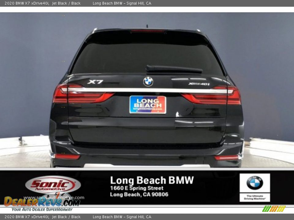 2020 BMW X7 xDrive40i Jet Black / Black Photo #3