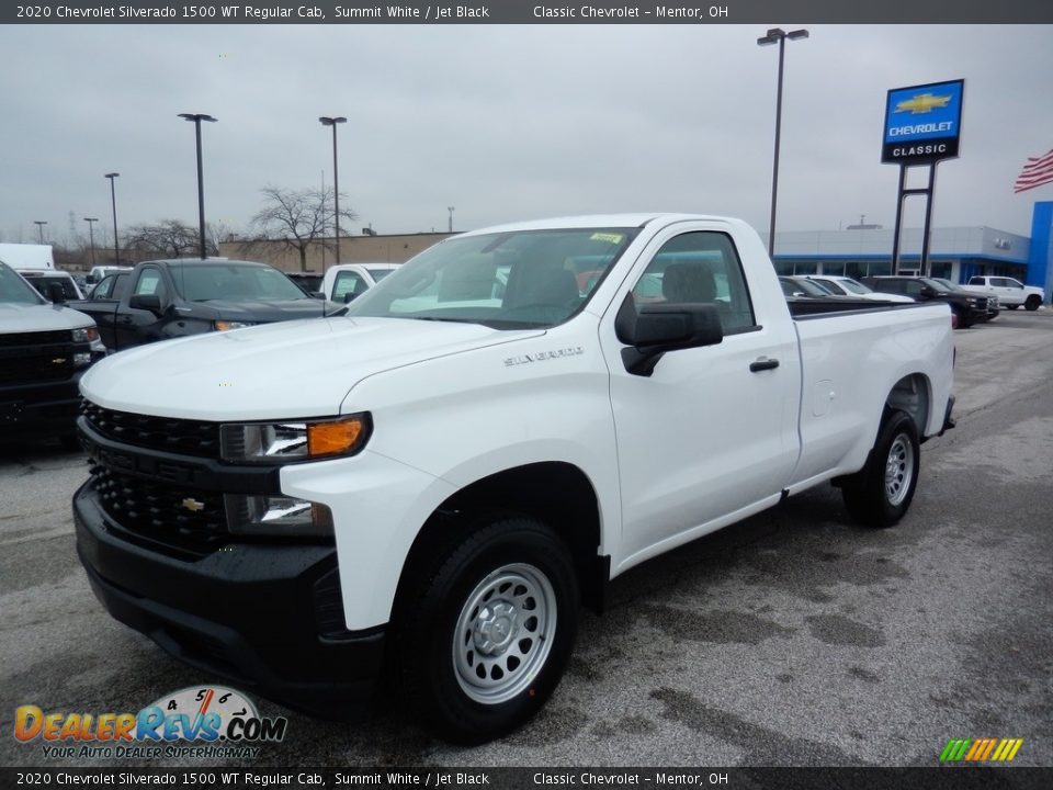 2020 Chevrolet Silverado 1500 WT Regular Cab Summit White / Jet Black Photo #1