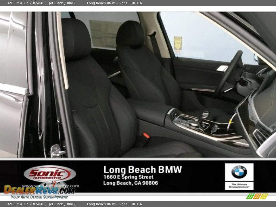2020 BMW X7 xDrive40i Jet Black / Black Photo #7