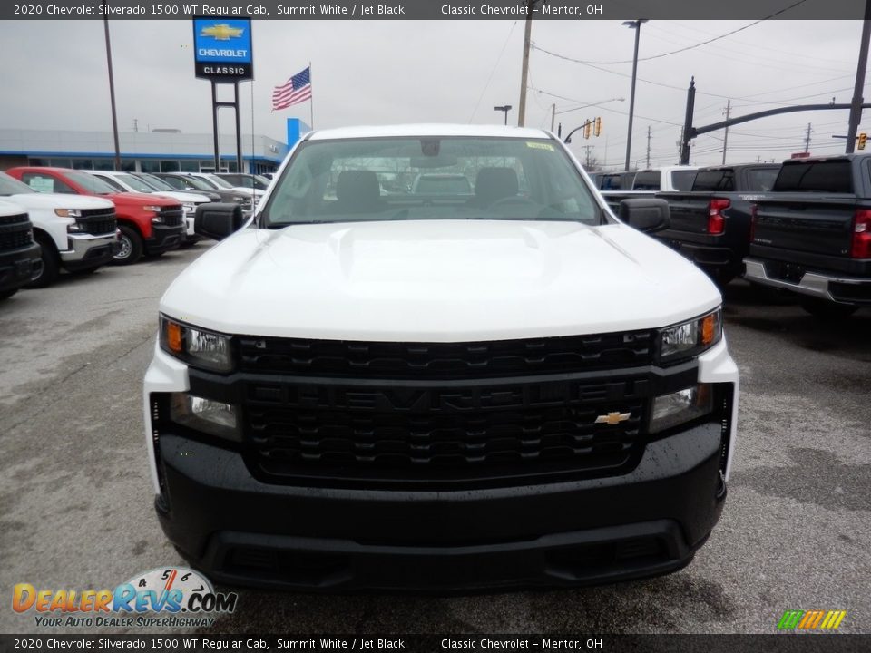 2020 Chevrolet Silverado 1500 WT Regular Cab Summit White / Jet Black Photo #2