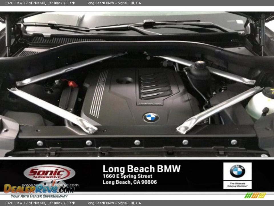 2020 BMW X7 xDrive40i Jet Black / Black Photo #8