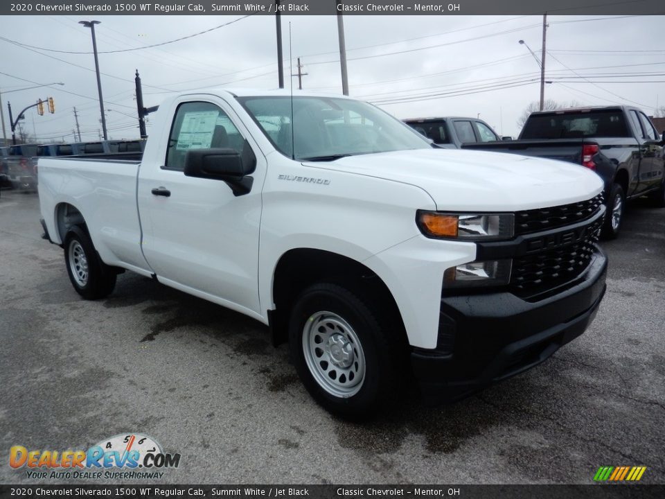 2020 Chevrolet Silverado 1500 WT Regular Cab Summit White / Jet Black Photo #3