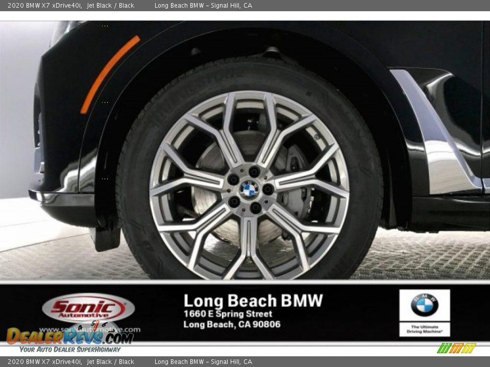 2020 BMW X7 xDrive40i Jet Black / Black Photo #9