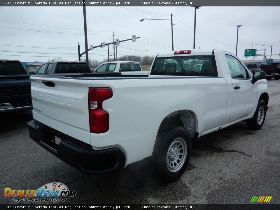 2020 Chevrolet Silverado 1500 WT Regular Cab Summit White / Jet Black Photo #4