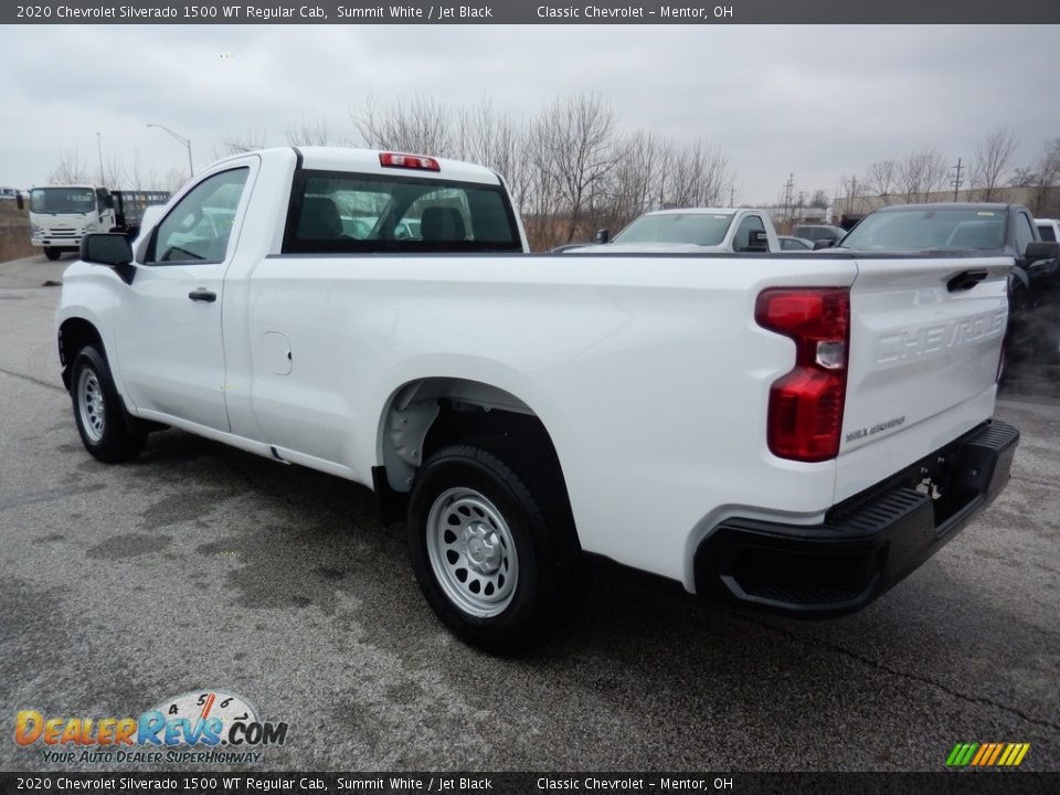 2020 Chevrolet Silverado 1500 WT Regular Cab Summit White / Jet Black Photo #5